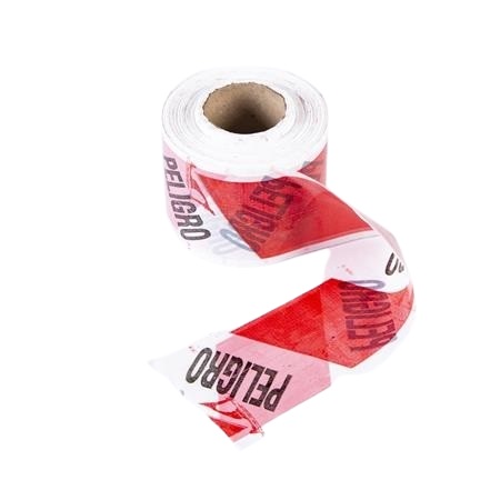 CINTA SEG PELIGRO ROJA/BLANCA X 200 MTS