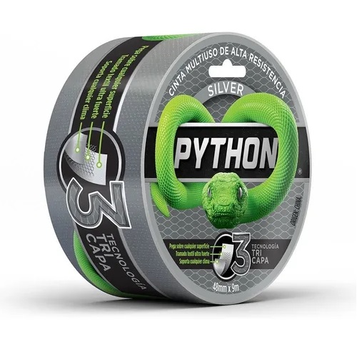 CINTA ADE PYTHON ALTA RESIST GRIS X 9M