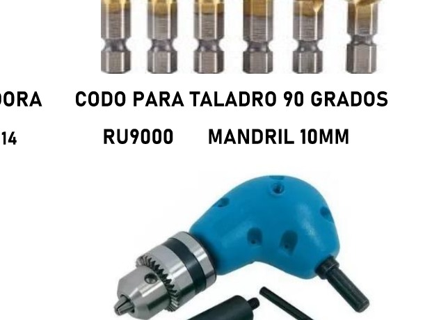CABEZAL ANG P/TALD C/MANDRIL 10 MM