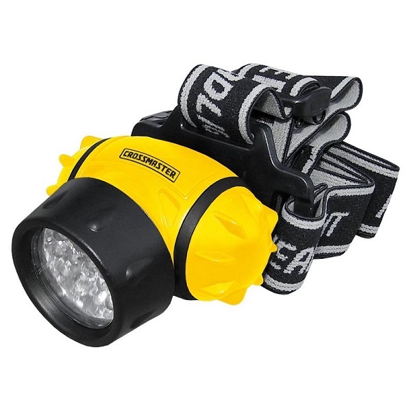 LINTERNA LED MANOS LIBRES CROSSMASTER LED CROSS (AMARILLA)