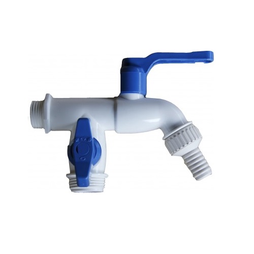 CANILLA P/LAVARROPA PVC DOBLE