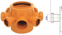 PILETA DE PATIO 7 ENT 040 C/SAL 63 MM.