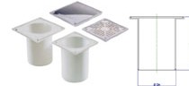 PORTAREJILLA 12X12 CIEGA INOX COMPL