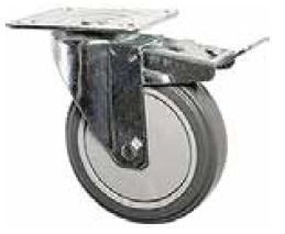 RUEDA GRIS PPP REF B/G C/FRENO 100 4321