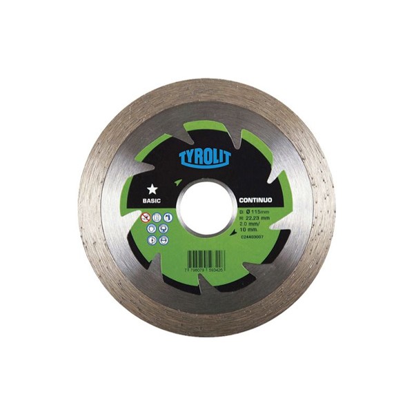 DISCO DIAMANT CONT TYROLIT 180