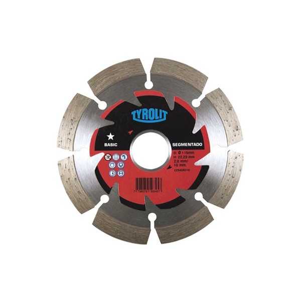 DISCO DIAMANT LASER SEGMENT TYROLIT 180