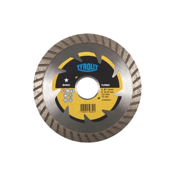 DISCO DIAMANT TURBO TYROLIT 180