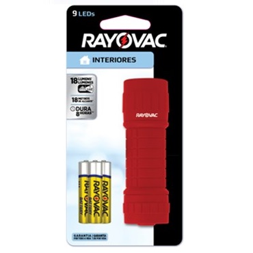 LINTERNA RAYOVAC 09LED BRS9LED-BLA
