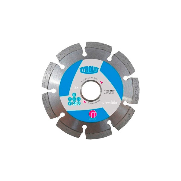 DISCO DIAMANT LASER TYROL/PREM CONCRET 4 1/2-