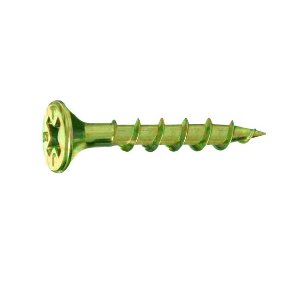 TORNILLO FIX 4.0X20 = TEL 6X3/4 DORADO