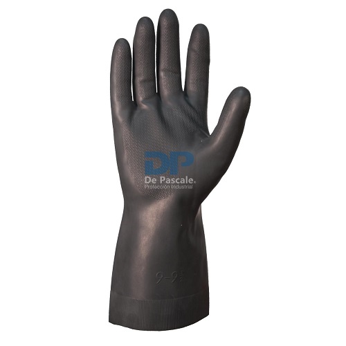 GUANTE LATEX NEGRO T/08 M