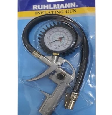 PISTOLA INFLADOR C/MANOMETRO 15 KGF/CM2 RUHLMANN