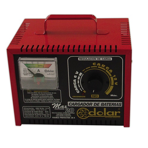 CARGADOR DE BATERIA DOLAR 6-12V 20A MOD MAX 20