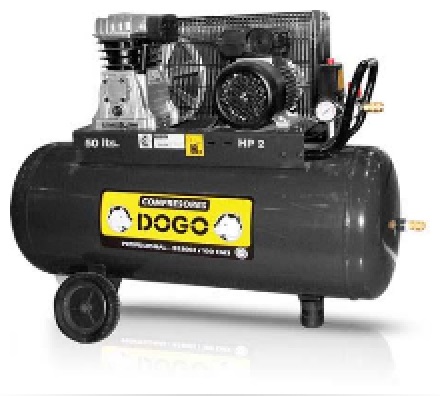 COMPRESOR MONOF DOGO 2 HP 050L PROF C/CORREA