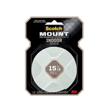 CINTA DOBLE FAZ SCOTCH MOUNT 25.4MMX1.39M EX BLANCA/VERDE