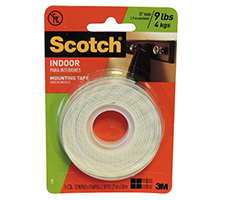 CINTA DOBLE FAZ SCOTCH MOUNT 12.7MMX2.03M- EXBLANCA/VERDE