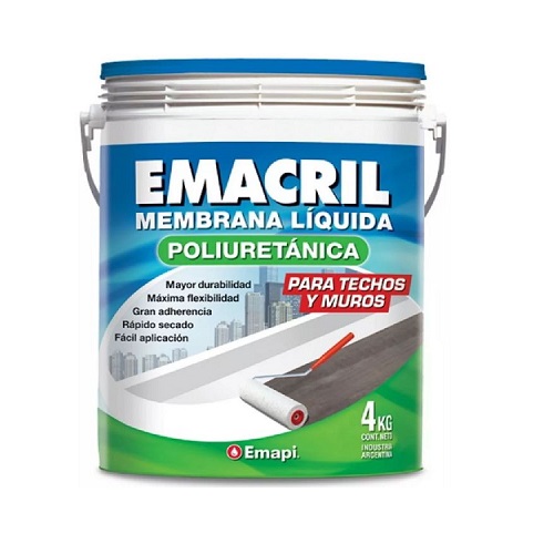 MEMBRANA LIQ EMACRIL BLANCO POLIURETANICA 04KG
