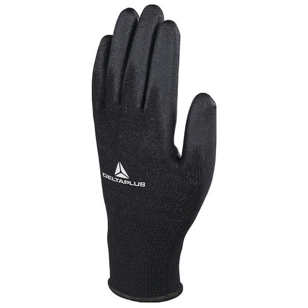 GUANTE TEJIDO C/BAÑO PU ESPUM NEGRO DPS85195 T10