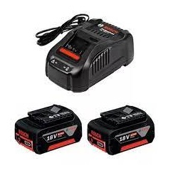 KIT CARGADOR BOSCH GAL 1880 CV + 2 BAT 18V 4 AH