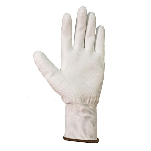 GUANTE TEJIDO C/BAÑO PU ESPUM BLANCO DPS85115 T10
