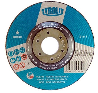 DISCO AMOL CD OAL TYROLIT BASIC 230X6X22.2 A30Q-BF
