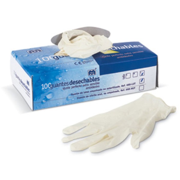 GUANTE DESCART LATEX T/08 L X CJA
